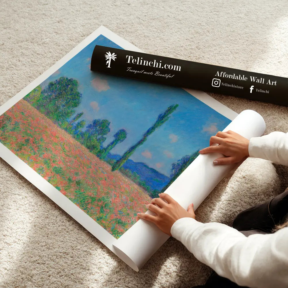 Sunshine and Blooms, Claude Monet Art Painting