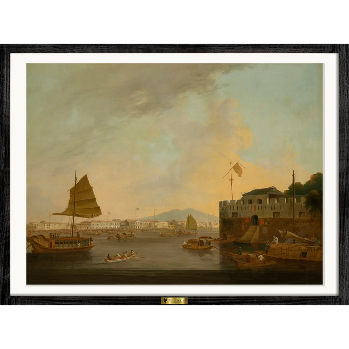 The European Factories and Dutch Folly Fort by George Chinnery