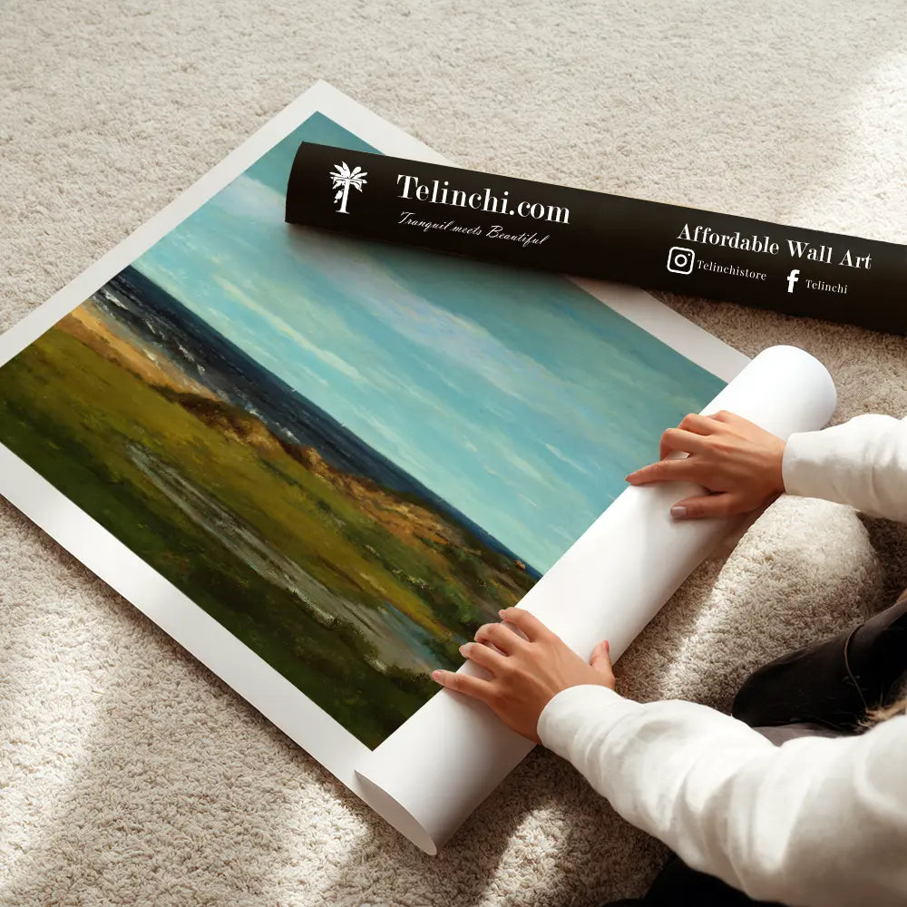 Seascape by Gustave Courbet