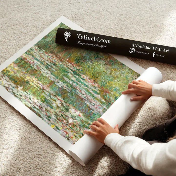 Water Lilies by, Claude Monet Art Painting