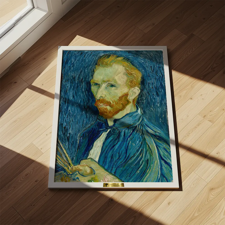 Self-Portrait with Palette  by Vincent van Gogh