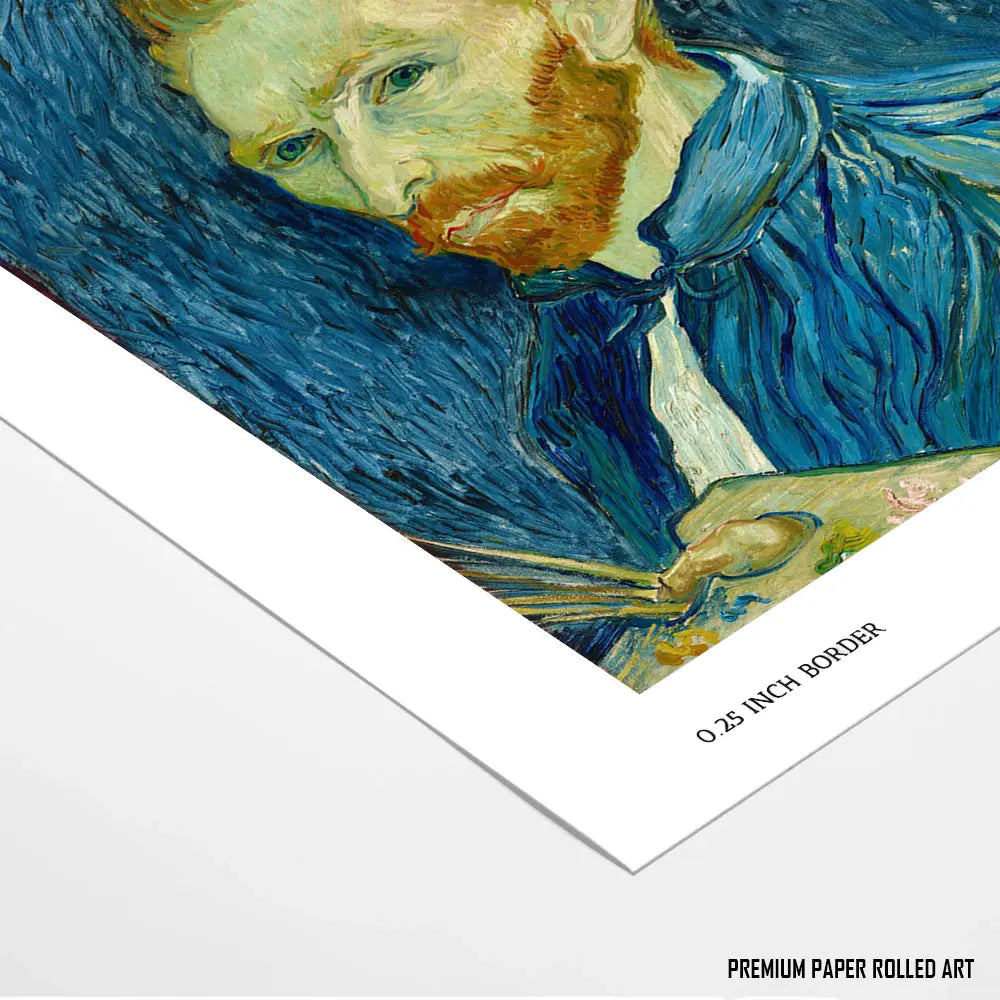 Self-Portrait with Palette  by Vincent van Gogh