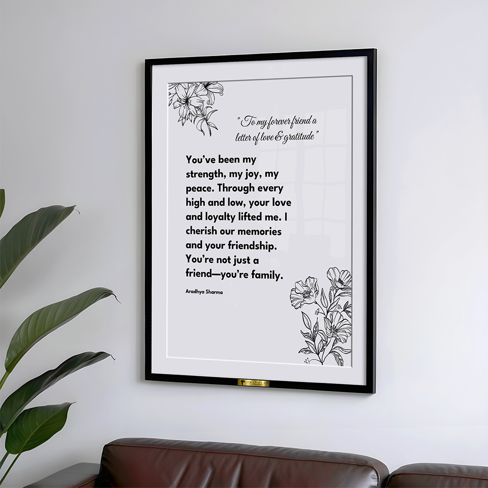 A Forever Bond Custom Letter Art - Telinchi