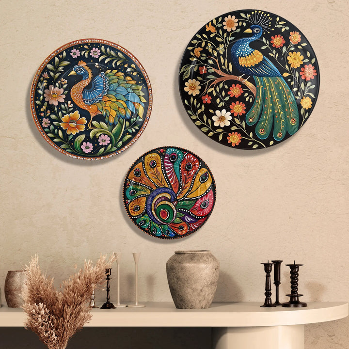 Set of 3 Art Plate