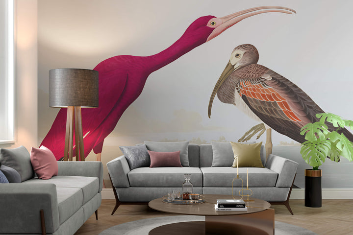 Scarlet Beauty & Heron