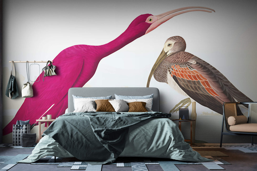 Scarlet Beauty & Heron