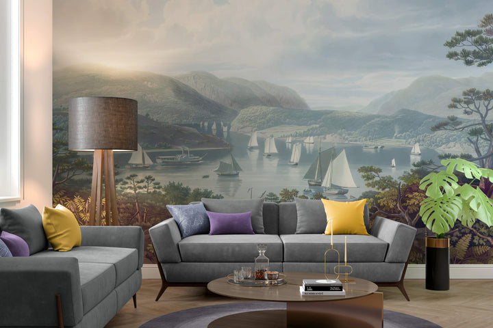 Sailboats on Horizon