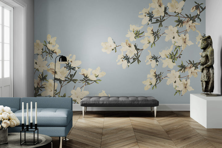 Blossoming Blue Serenity