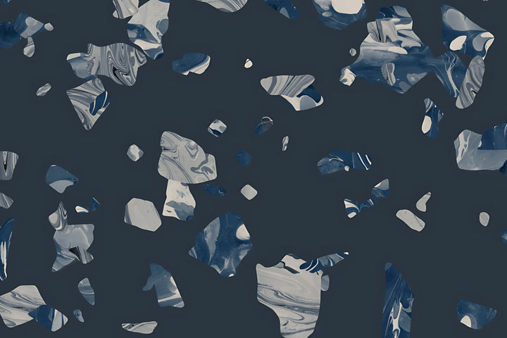 Shattered Dreams in Blue