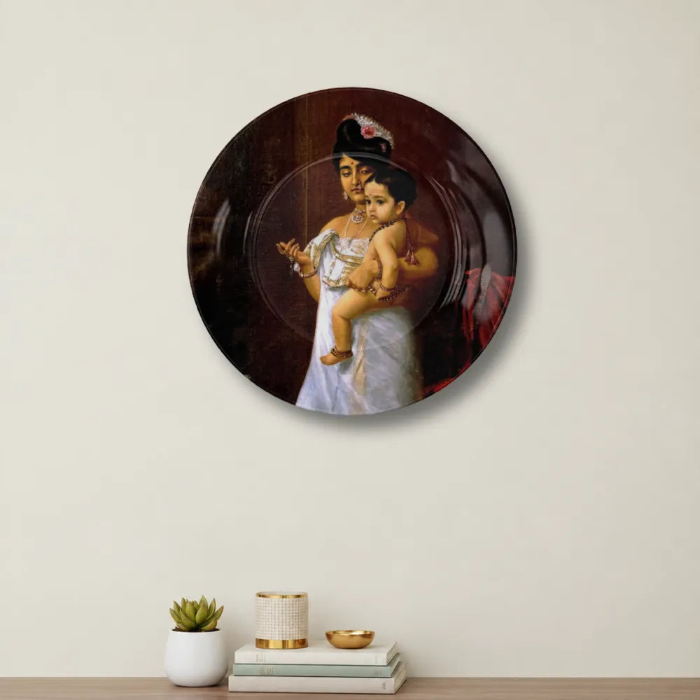 Raja Ravi Varma Mother & Child – Timeless Maternal Love - Telinchi