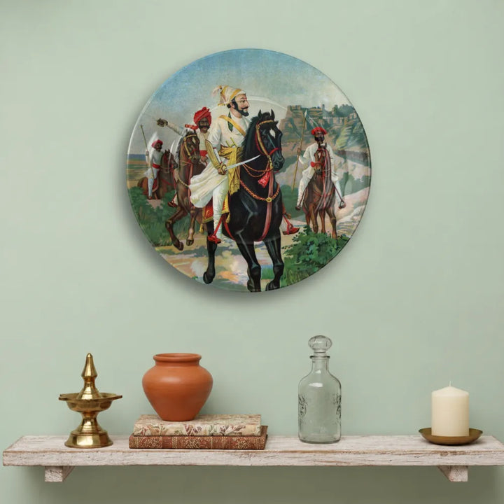 Raja Ravi Varma Chhatrapati Shivaji Maharaj – Royal Maratha Warrior