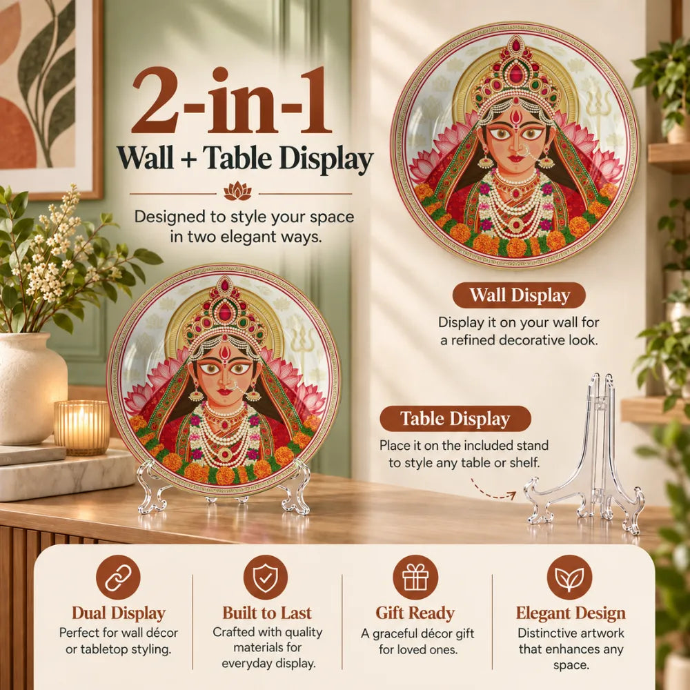 Divine Maa Durga Traditional Lotus