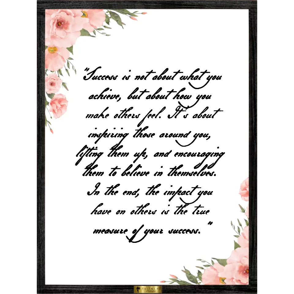 Flourish with Purpose Custom Quote Art - Telinchi