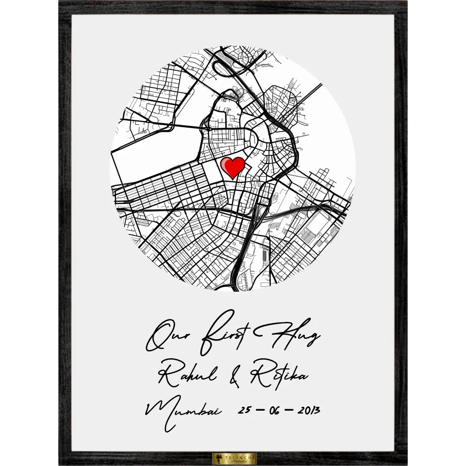 Moments in the Map – Personalized Street Art - Telinchi