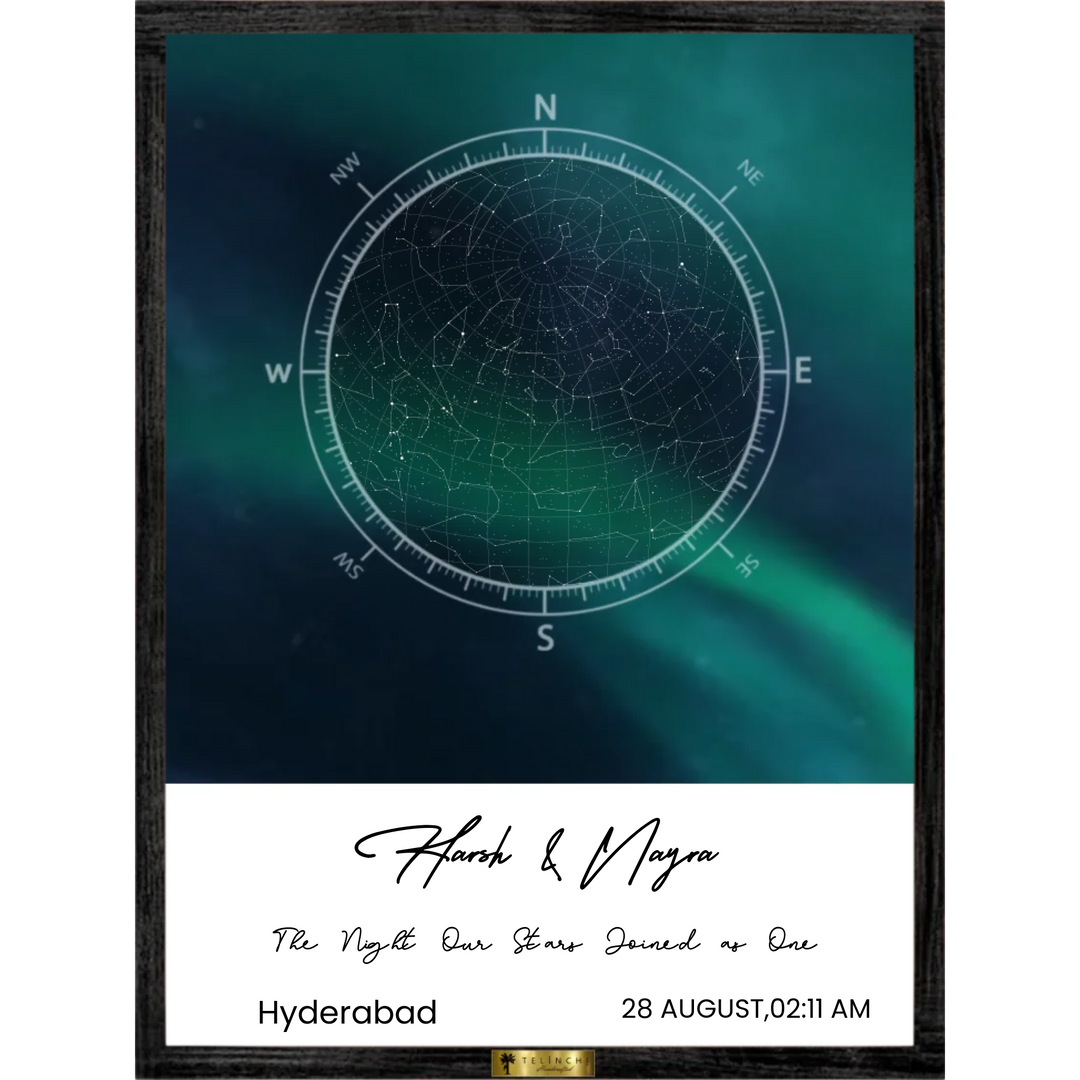 Polar Radiance Personalize Star Map - Telinchi