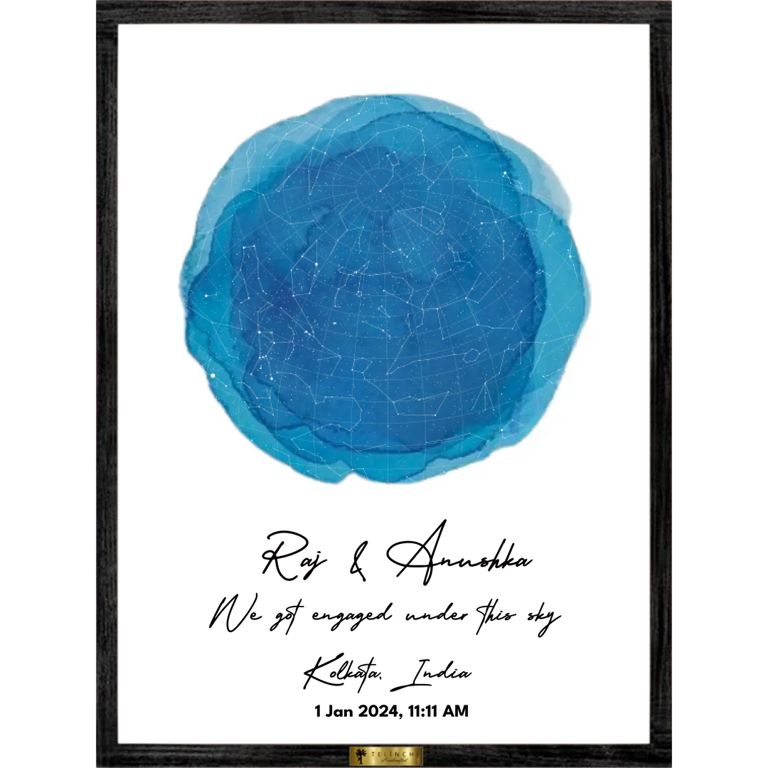 Aqua Glow Custom Star Maps - Telinchi