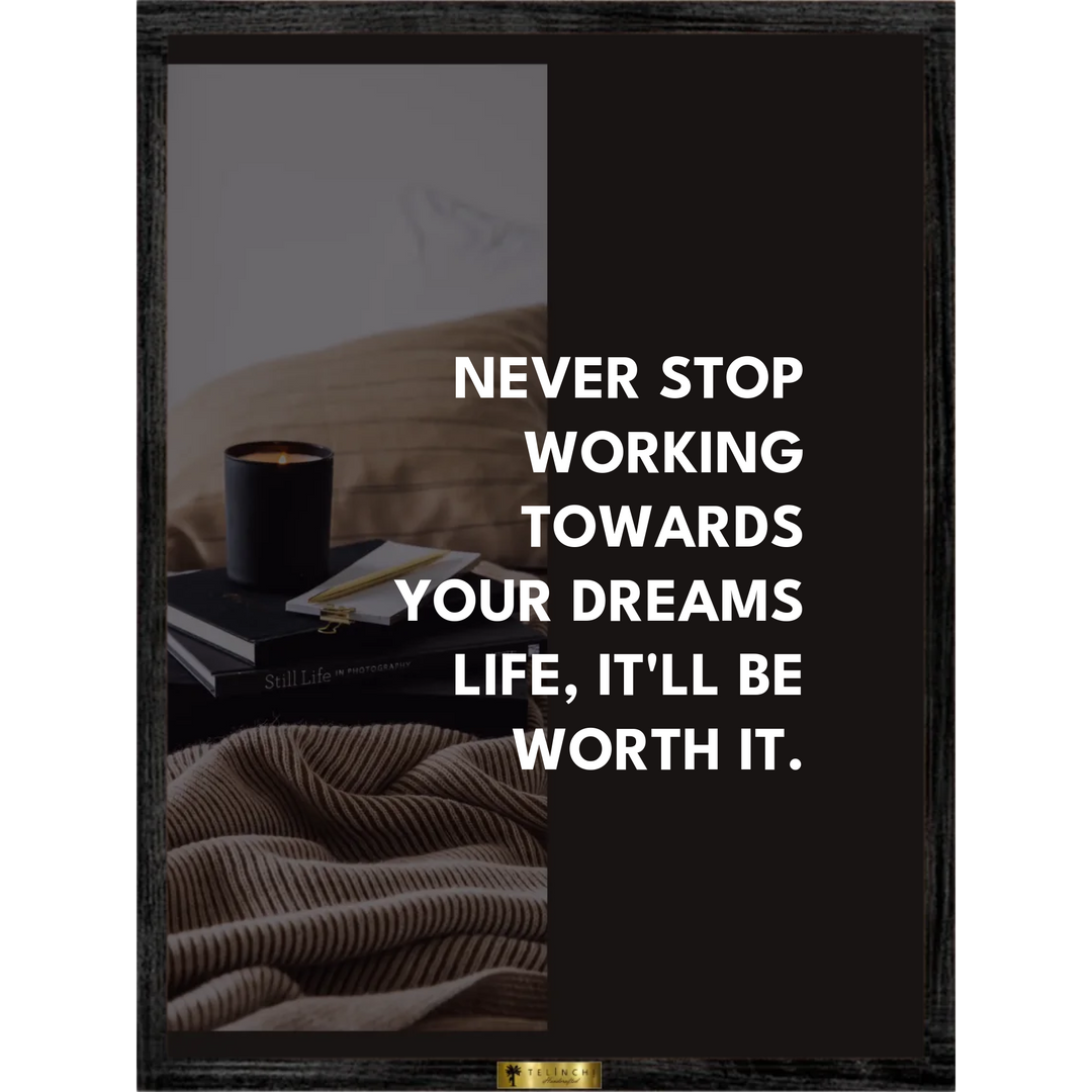 Cozy Ambitions Custom Quote Art - Telinchi