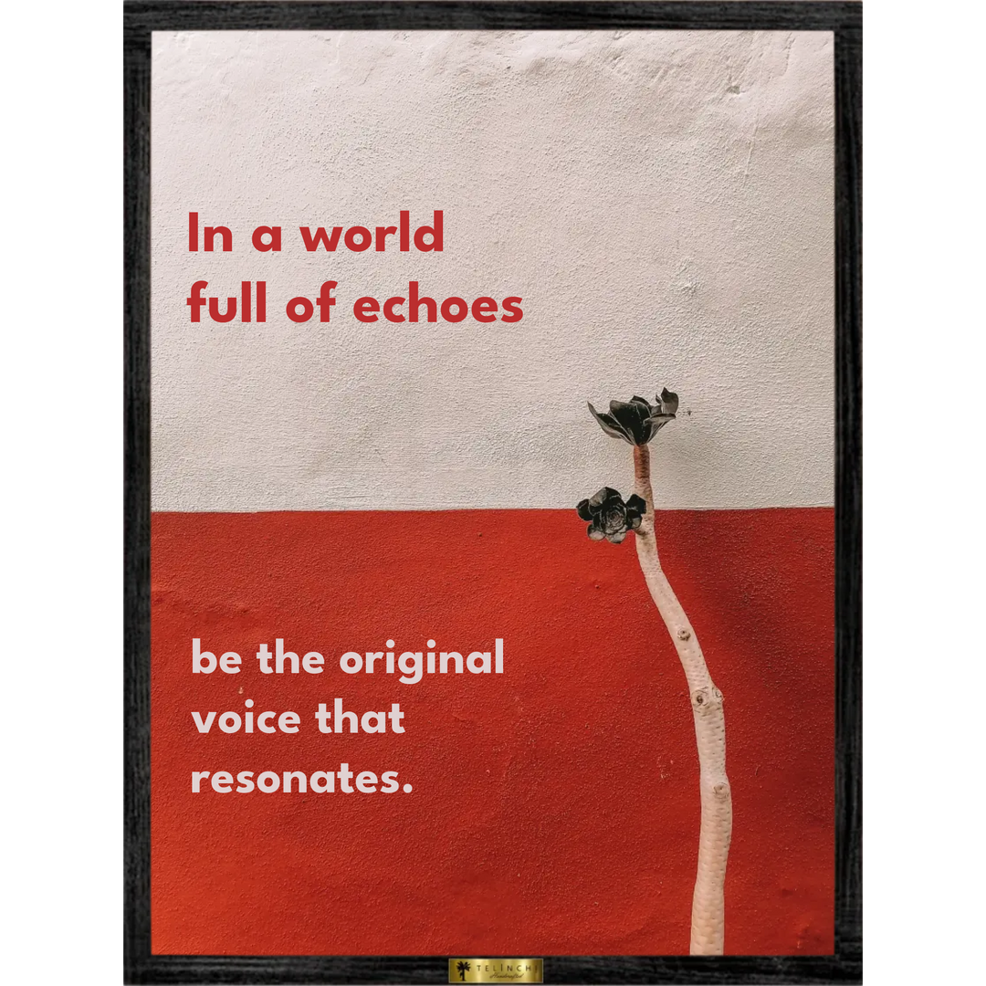 Original Resonance Custom Quote Art - Telinchi