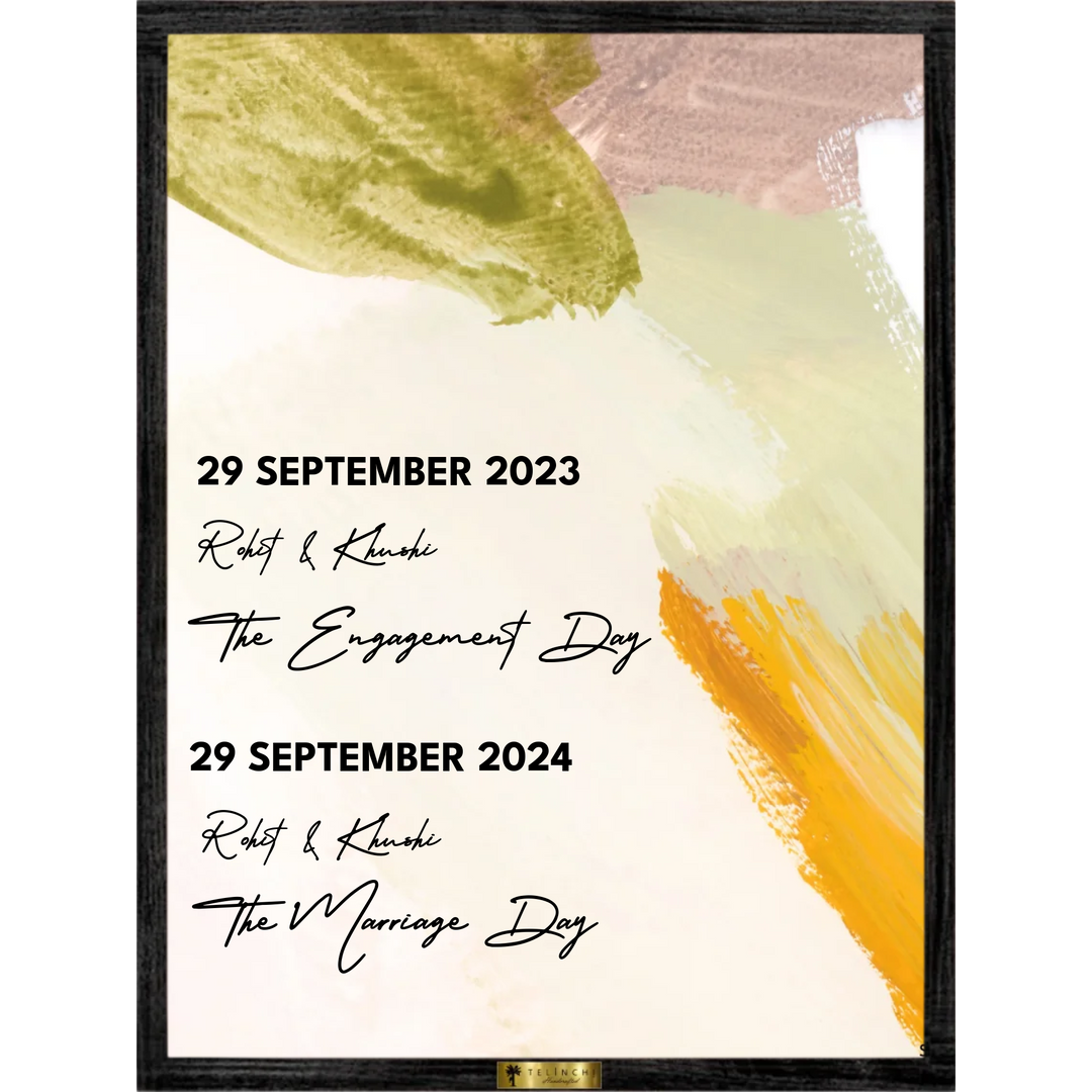 A Year of Forever Custom Date Art - Telinchi