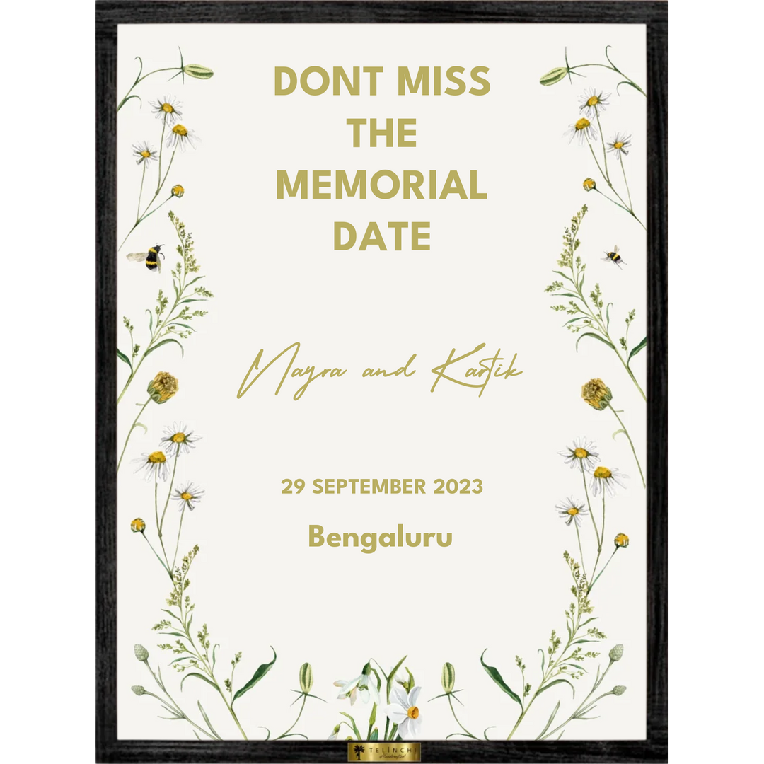 Mark the Moment Custom Date Art - Telinchi