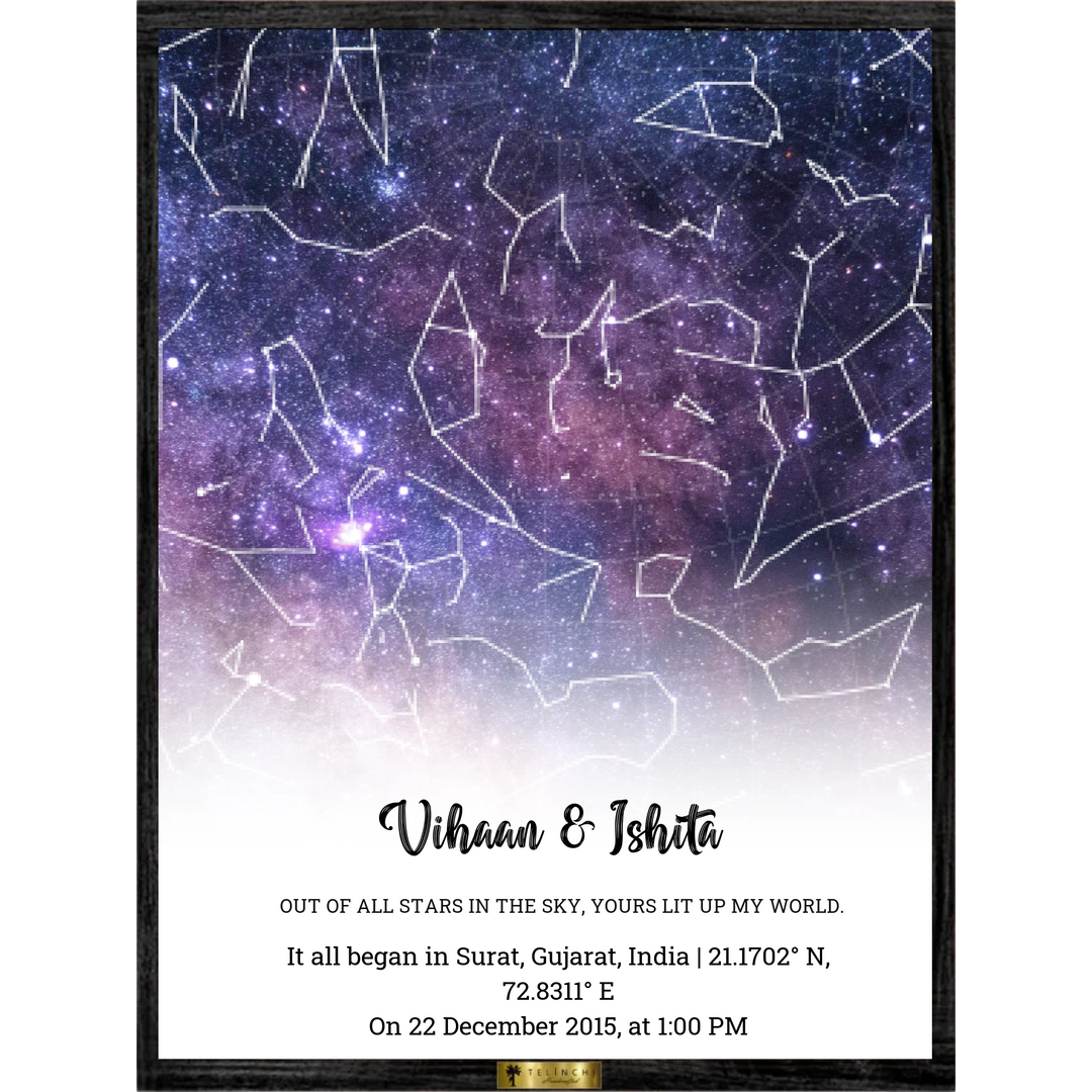 COSMIC LOVE PERSONALIZED STAR MAP