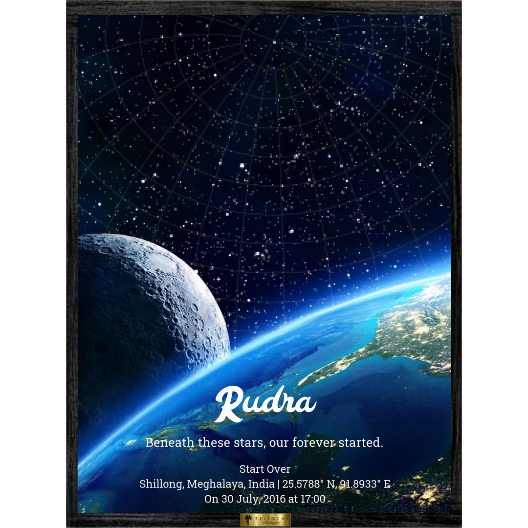 EARTHBOUND BEGINNING PERSONALIZED STAR MAP