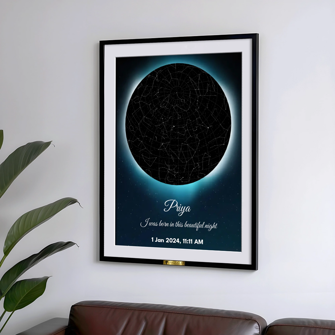 Personalized Star Map Night Sky Print (Copy) - Telinchi