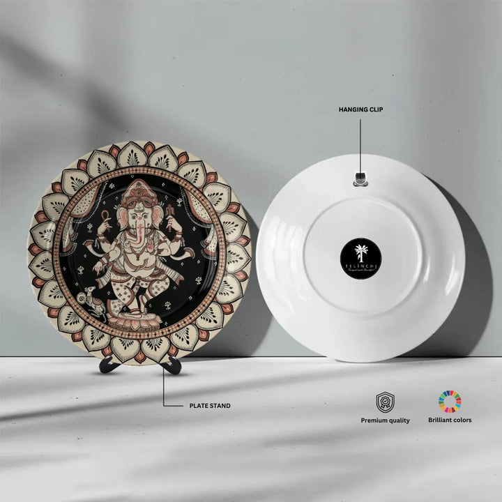 Divine Ganesha Black Lotus
