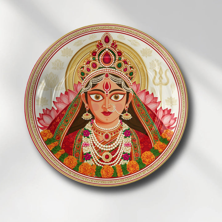 Divine Maa Durga Traditional Lotus