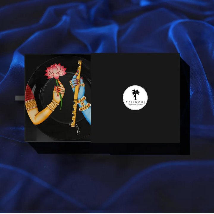 Radha Krishna Lotus & Bansuri
