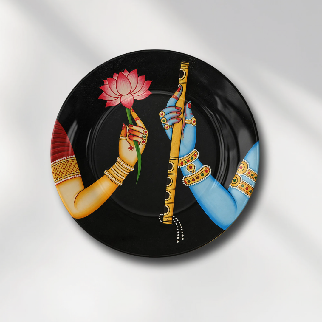 Radha Krishna Lotus & Bansuri