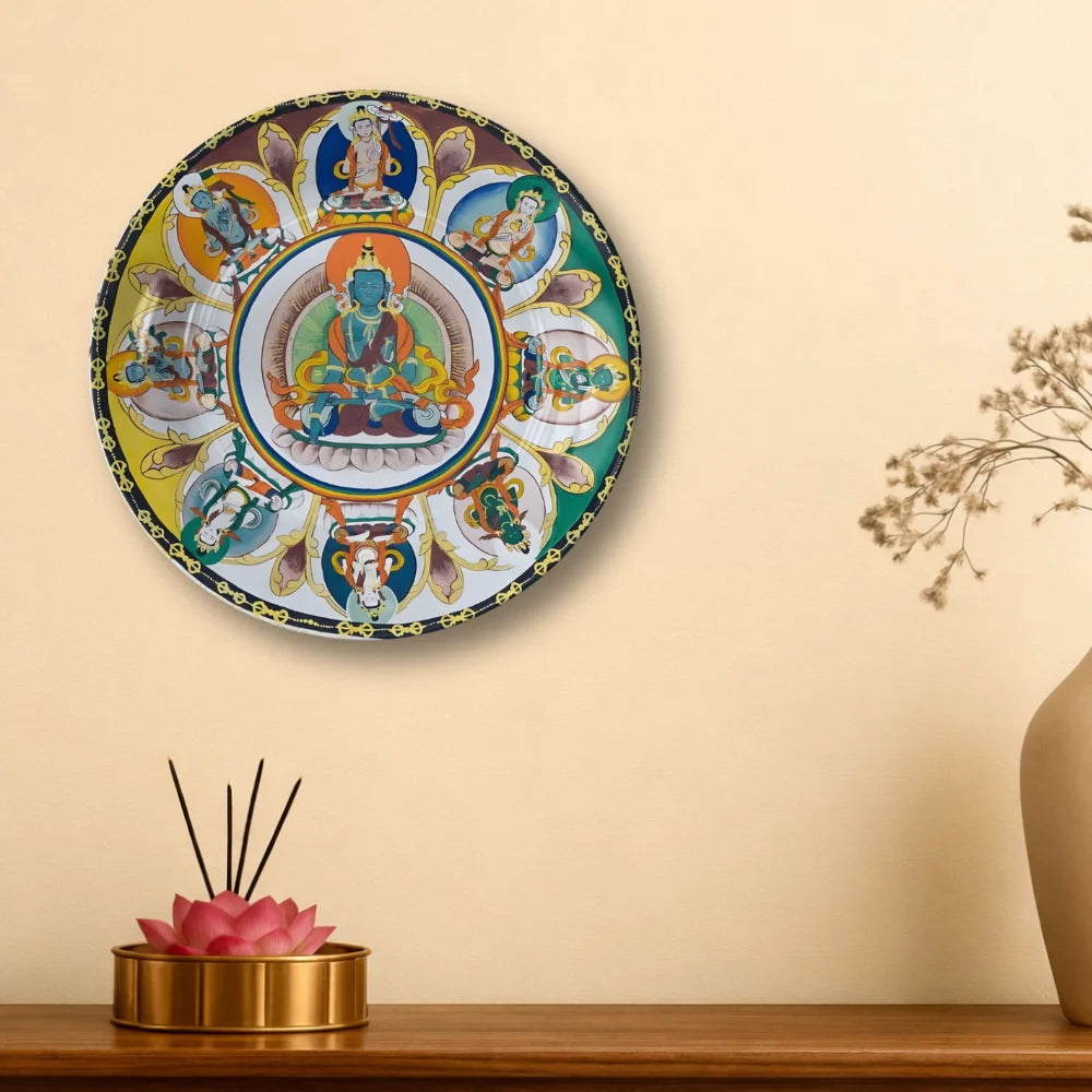 Tibetan Sacred Deity Wheel Plate