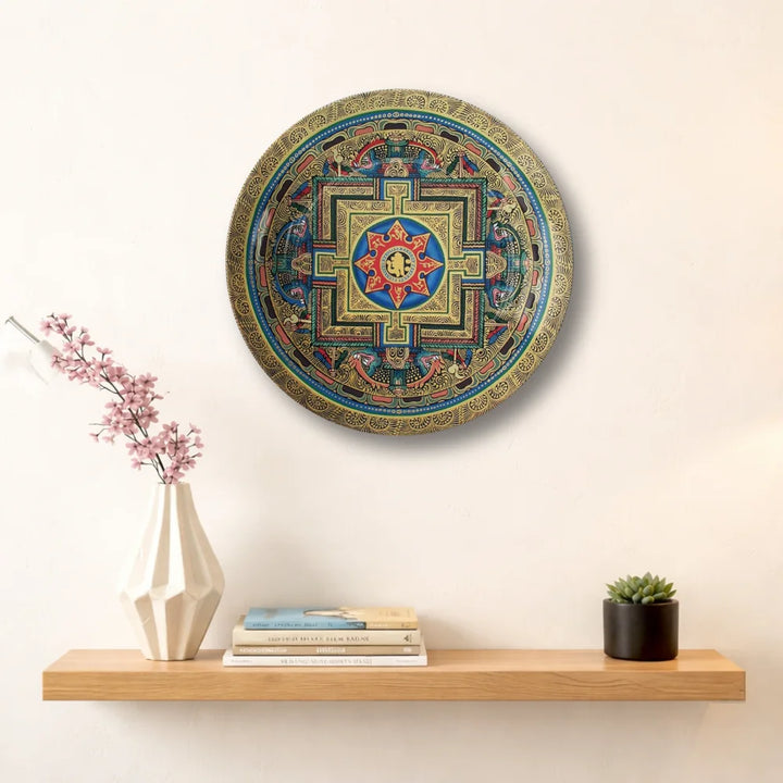 Tibetan Sacred Star Mandala Plate