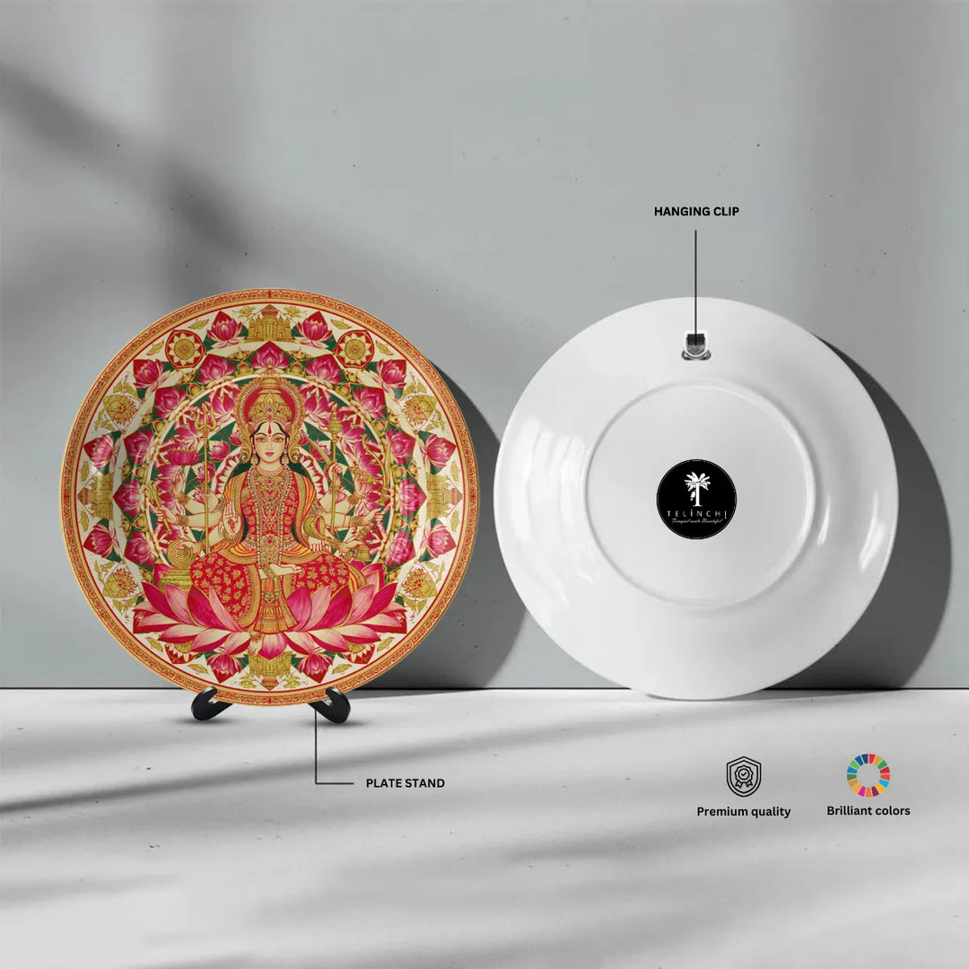Divine Maa Durga Pink Lotus Mandala