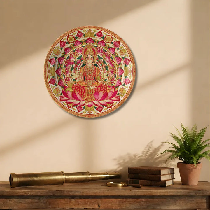 Divine Maa Durga Pink Lotus Mandala