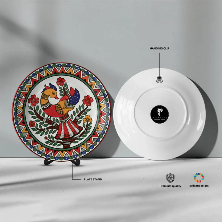 Madhubani Folk Bird & Floral