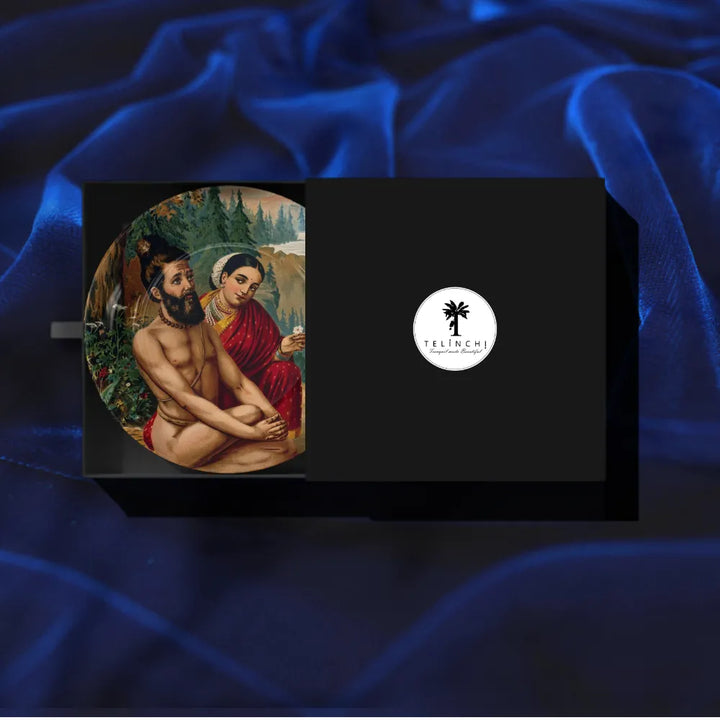 Raja Ravi Varma Vishwamitra & Menaka – Divine Love