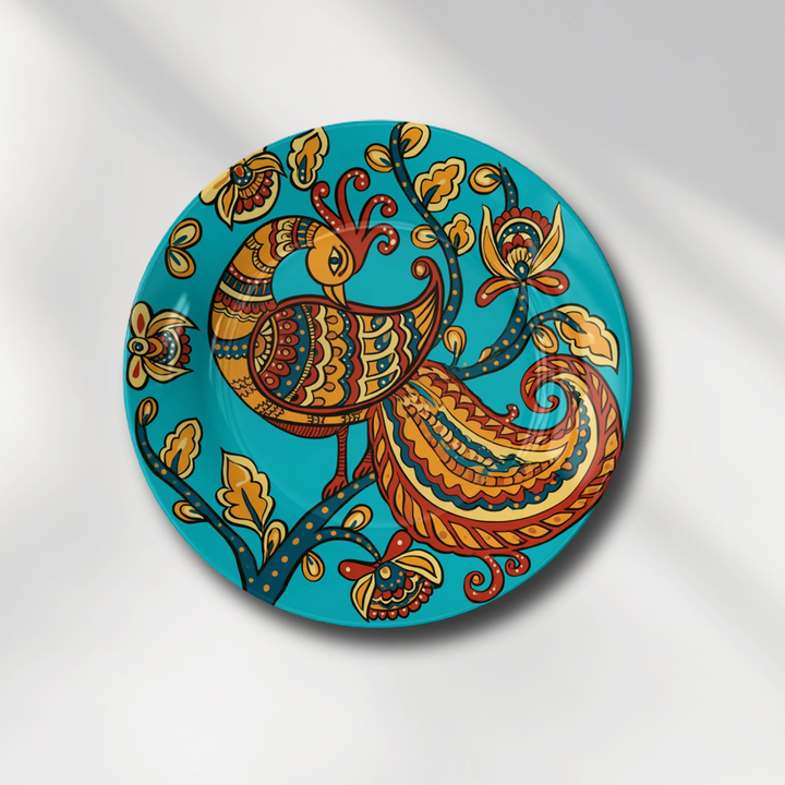Kalamkari Peacock & Floral