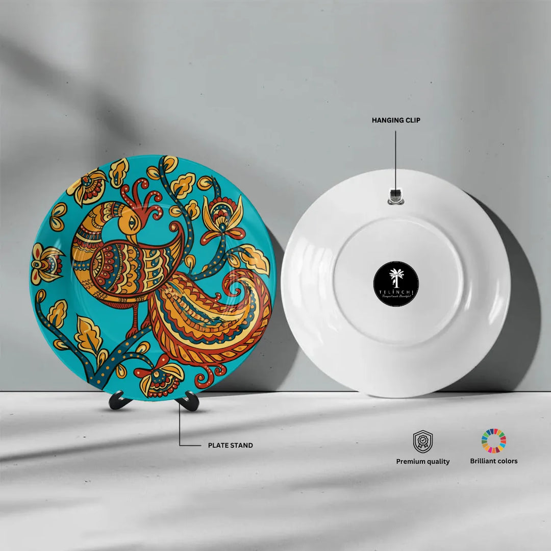 Kalamkari Peacock & Floral