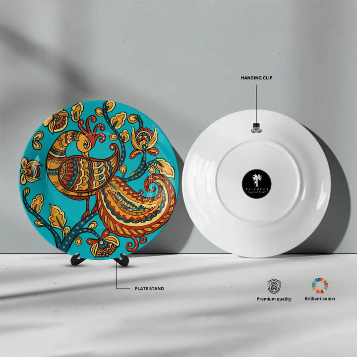 Kalamkari Peacock & Floral