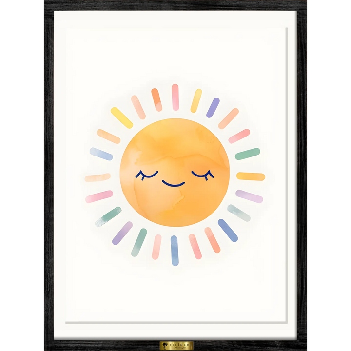 Radiant Rainbow Sun
