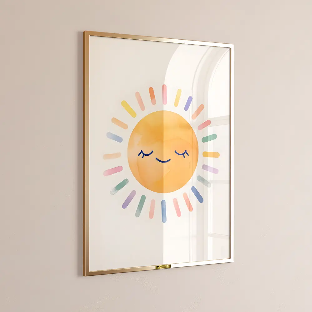 Radiant Rainbow Sun