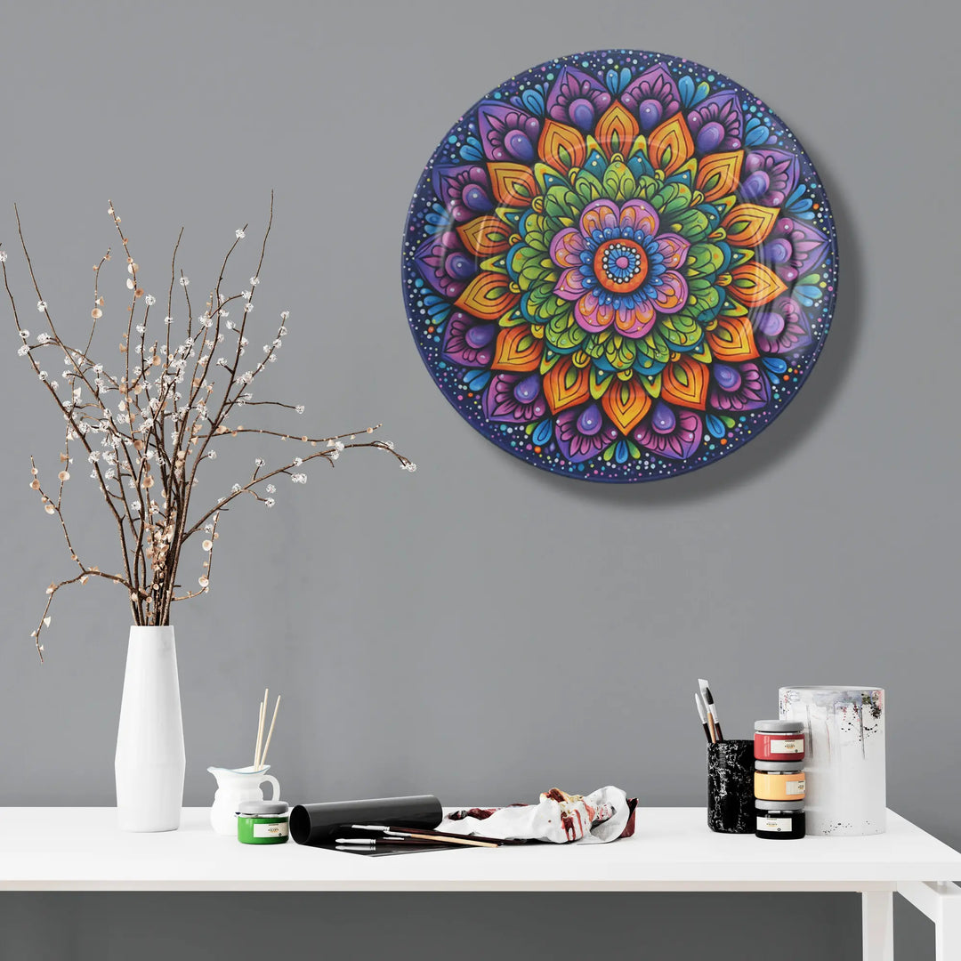 Radiant Mandala Bloom