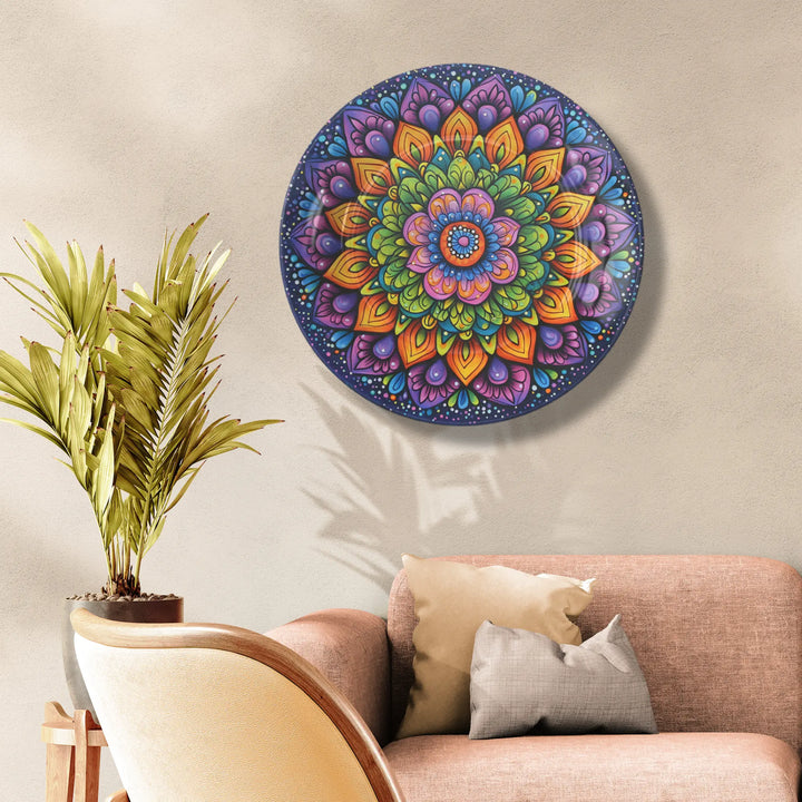 Radiant Mandala Bloom