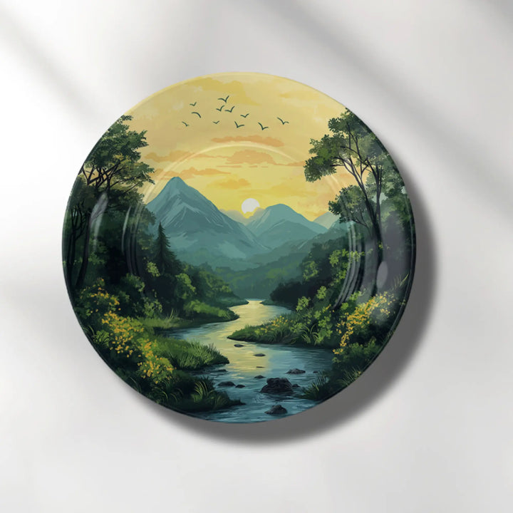 Majestic Mountain Glow
