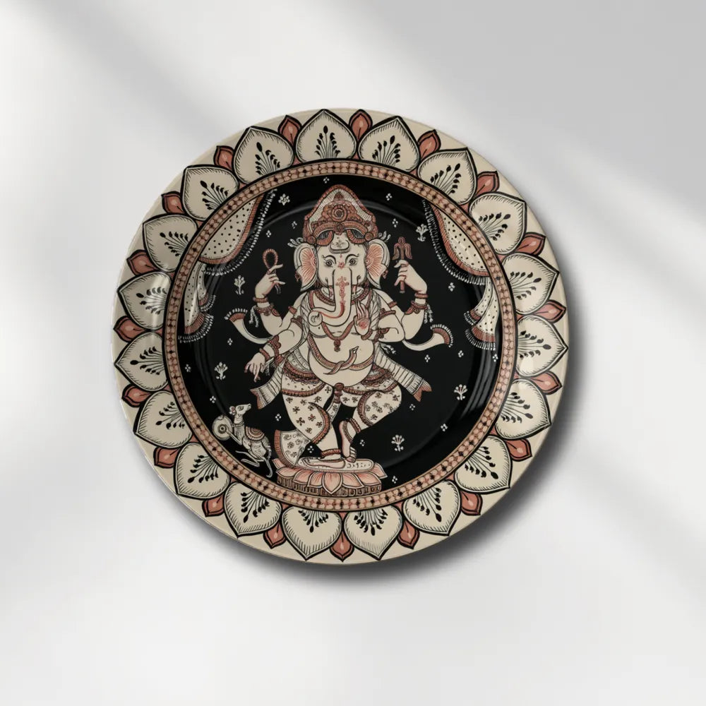 Divine Ganesha Black Lotus