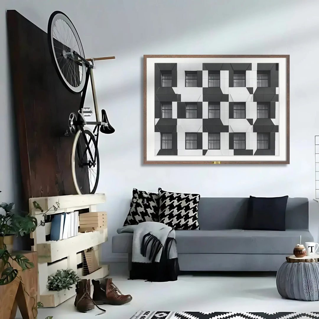 Checkered Facade