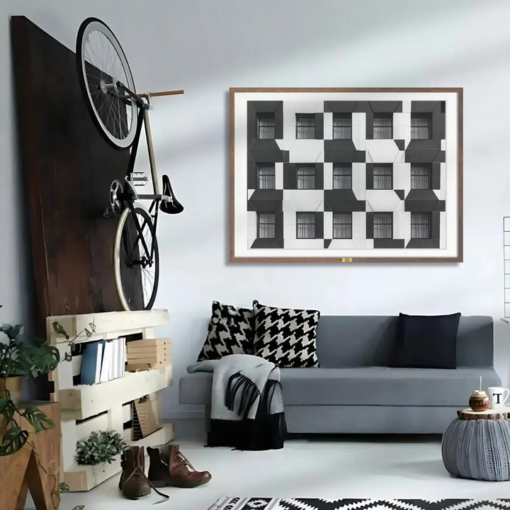 Checkered Facade