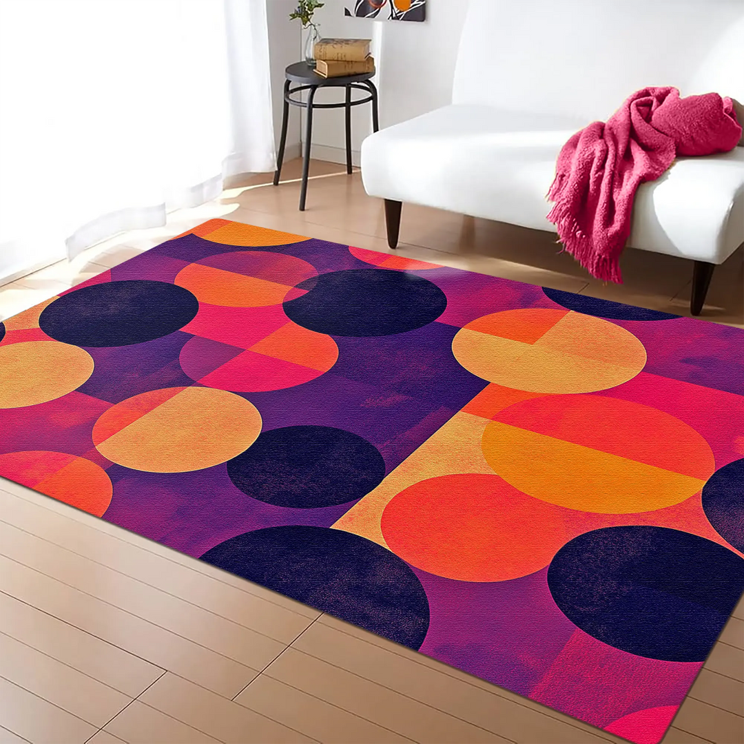 Retro Sunset Circles