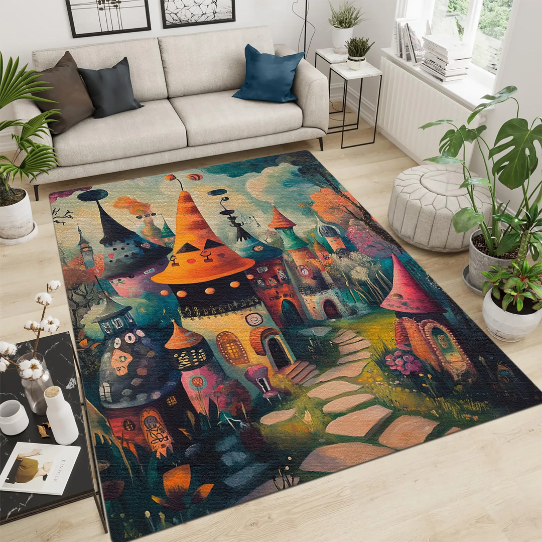 enchanted -Village- Stroll- carpets
